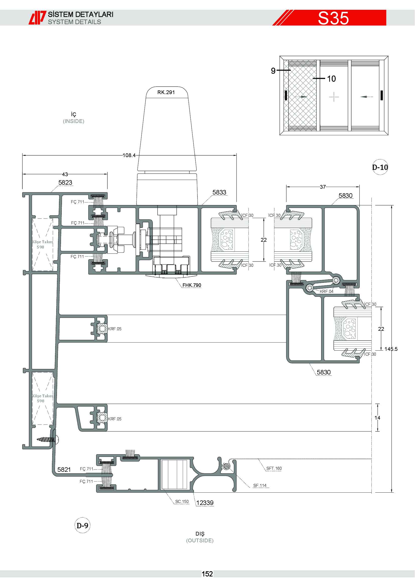 Sürme Yalıtımsız Alüminyum 26